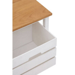 Premier Housewares Interiors By Premier Compact Design 2 Drawer Bench, Modern Design Chest Of Drawers For Livingroom, Minimalist Storage Chest - thumbnail 7