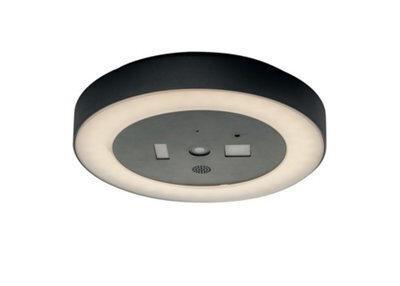 Luminosa Lighting Luminosa Zoom Led Flush Ceiling Light Anthracite, Ip54 1800Lm 4000K 30X5.5Cm - image 1