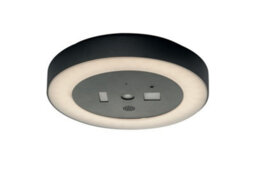Luminosa Lighting Luminosa Zoom Led Flush Ceiling Light Anthracite, Ip54 1800Lm 4000K 30X5.5Cm - thumbnail 1