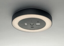 Luminosa Lighting Luminosa Zoom Led Flush Ceiling Light Anthracite, Ip54 1800Lm 4000K 30X5.5Cm - thumbnail 2