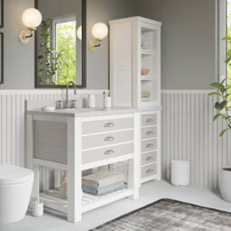 Beslagsboden - Tumbler. Freestanding. White Polyresin. Height 110 mm. - thumbnail 3
