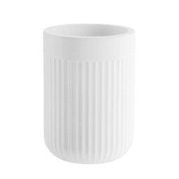 Beslagsboden - Tumbler. Freestanding. White Polyresin. Height 110 mm.
