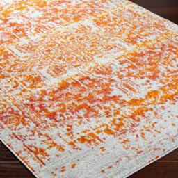 Livabliss Harput-Vintage Grey Blue Orange White Traditional Boho Living Dining Bedroom Rug 120 X 170 Cm Easy Care, Non Shedding - thumbnail 6