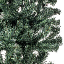 Premier Decorations Limited Artificial Christmas Tree Door Arch Garland Plain Green Decoration 2.4M - thumbnail 2