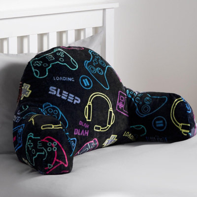 OHS Kids Gaming Cushion Bed Pillow Reading Gamer Support Arms Lumbar Chair - image 1