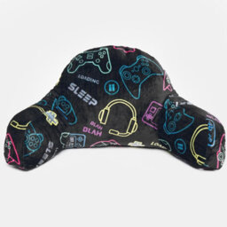 OHS Kids Gaming Cushion Bed Pillow Reading Gamer Support Arms Lumbar Chair - thumbnail 5