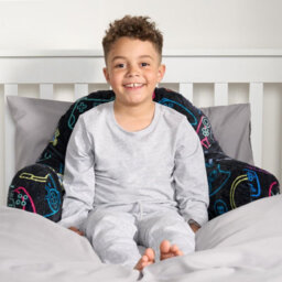 OHS Kids Gaming Cushion Bed Pillow Reading Gamer Support Arms Lumbar Chair - thumbnail 3
