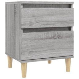 Berkfield Bedside Cabinets 2 Pcs Grey Sonoma 40X35X50 Cm - thumbnail 5