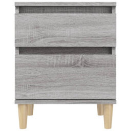Berkfield Bedside Cabinets 2 Pcs Grey Sonoma 40X35X50 Cm - thumbnail 6