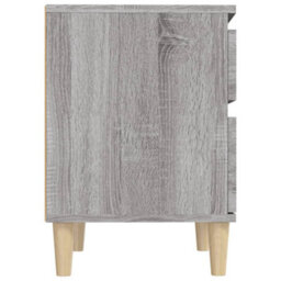 Berkfield Bedside Cabinets 2 Pcs Grey Sonoma 40X35X50 Cm - thumbnail 7