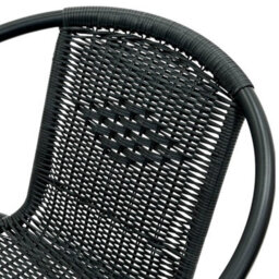 Rattan Garden Set, Round Glass Table Plus 2 Rattan Garden Chairs Be Furniture - thumbnail 6