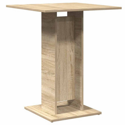 Vidaxl Bistro Table Sonoma Oak 60X60X75 Cm Engineered Wood - image 1