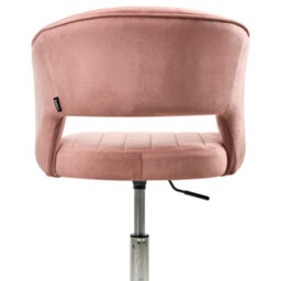 Beliani Desk Chair Katonah Velvet Pink - thumbnail 6