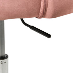 Beliani Desk Chair Katonah Velvet Pink - thumbnail 8