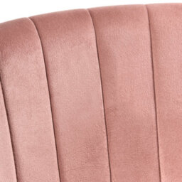 Beliani Desk Chair Katonah Velvet Pink - thumbnail 7