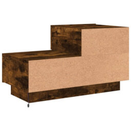 Vidaxl Bedside Cabinet With Led Lights Smoked Oak 70X36X40.5 Cm - thumbnail 9