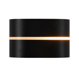 Nordlux Sibelis Outdoor Patio Terrace Garden Wall Light In Black (Height) 12Cm - thumbnail 2