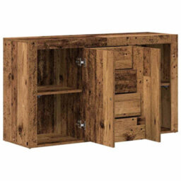Berkfield Sideboard Old Wood Solid Reclaimed Wood 120 X 36 X 69 Cm - thumbnail 5