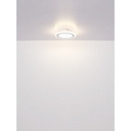 Luminosa Lighting Luminosa Lamela Round Integrated Led Semi Flush Ceiling Light White Matt Led 4000K - thumbnail 5