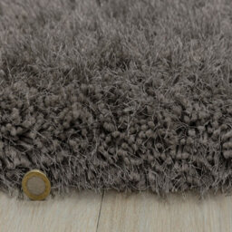 Cascade Smoke Luxury Polyester Rug By Asiatic-65Cm X 135Cm - thumbnail 4