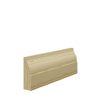 Skirting World Lambs Tongue 2 Pine Architrave 69mm X 21mm Double Set (2 Legs 2440mm, 1 Head 2440mm), Primed (Pack Of 3)