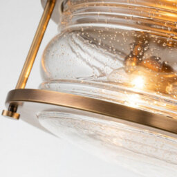 Luminosa Lighting Luminosa Kichler Ashland Bay Bathroom Ceiling Light Natural Brass, Ip44 - thumbnail 4