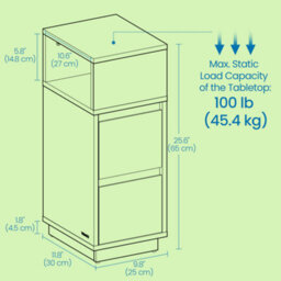 LEDREM Set Of 2 Narrow Side Tables, Slim End Table With 2 Drawers, 1 Open Compartment, For Living Room, Bedroom, Natural Beige - thumbnail 5