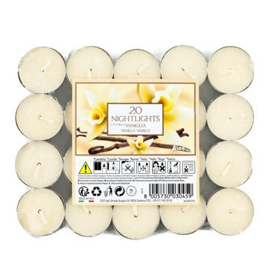 Aladino Vanilla Tea Lights (Pack Of 20) Natural (One Size)