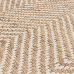Handmade Kilim Modern Cream Geometric Cotton Jute Easy To Clean Rug For Living Room And Bedroom-160Cm X 230Cm - thumbnail 2