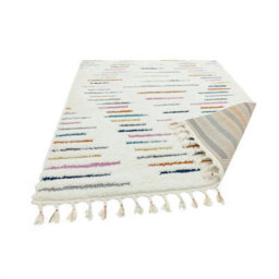Striped Kilim Modern Moroccan Easy To Clean Rug For Dining Room-160Cm X 230Cm - thumbnail 4