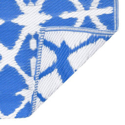 Walplus Outdoor Carpet Blue And White 80X150 Cm Pp - thumbnail 6