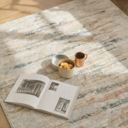Livabliss Avellino-Abstract Beige Grey Blue Modern Marble High Pile Living Dining Bedroom Rug 200 X 280 Cm Easy Care, Non Shedding - thumbnail 8