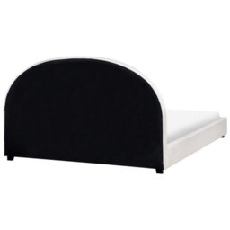 Beliani Bed Fabric Vaucluse 180 X 200 Cm (Eu Super King) Off-White - thumbnail 6