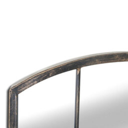 Primrose Metal Arched Glass Garden Mirror 2Ft 7In X 2Ft - thumbnail 2