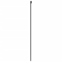 Berkfield Sliding Door Black 102.5X205 Cm Tempered Glass And Aluminium - thumbnail 5