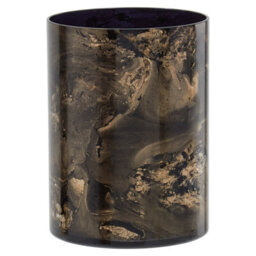 Orsina Gaia Black And Gold Small Candle Holder - thumbnail 1