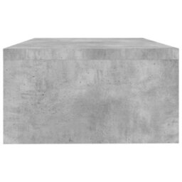 Vidaxl Monitor Stand Concrete Grey 42X24X13 Cm Engineered Wood Monitor Stands - thumbnail 5
