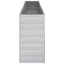 Berkfield Garden Raised Bed 240X40X77 Cm Galvanized Steel Silver - thumbnail 5