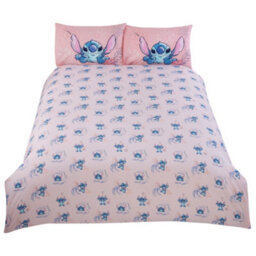 Lilo & Stitch Aloha Duvet Cover Set Dusty Pink (Double) - thumbnail 2