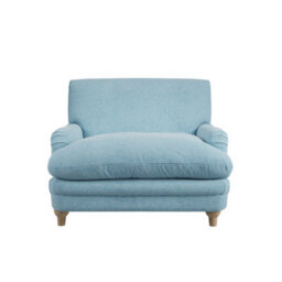 Wyld Haus Bambola Retro Duck Egg Chenille Armchair - thumbnail 2