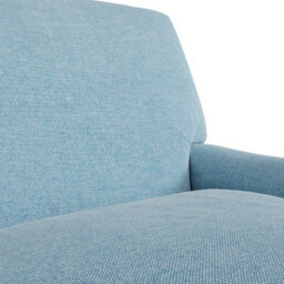 Wyld Haus Bambola Retro Duck Egg Chenille Armchair - thumbnail 5