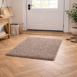 Uetian Light Beige Shaggy Rug Soft Dense Pile Carpet For Doorway Bedside Area (60X110 Cm) - thumbnail 5
