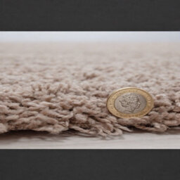 Uetian Light Beige Shaggy Rug Soft Dense Pile Carpet For Doorway Bedside Area (60X110 Cm) - thumbnail 3