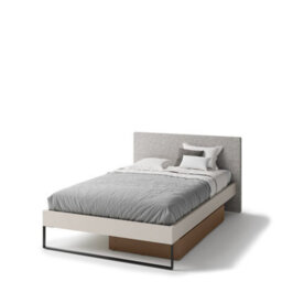 Arte Elegant Cashmere & Truffle Divan Bed H880mm W1490mm L2050mm - Eu Small Double With Storage Drawer - thumbnail 1