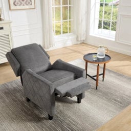 Adjust Lounge Chair Wingback Functional Reclining Armchair With Footrest - thumbnail 4