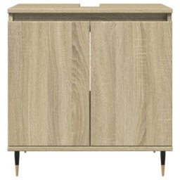 Berkfield Bathroom Cabinet Sonoma Oak 58X33X60 Cm Engineered Wood - thumbnail 3