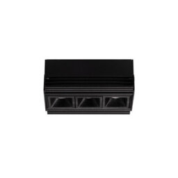 Ideal Lux Luminosa Lika Recessed Downlight Black 1X Led 630Lm 4000K
