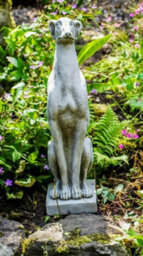 Single Whippet Dog Statue Garden Ornament Animal Statue - thumbnail 4