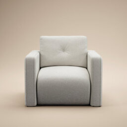 Solace+Co Wilfie Beige Chenille Armchair - thumbnail 5