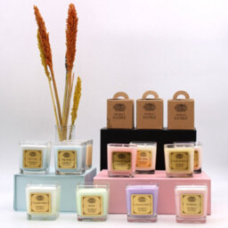 Eco-Friendly Soybean Jar Candles - Bamboo - thumbnail 3